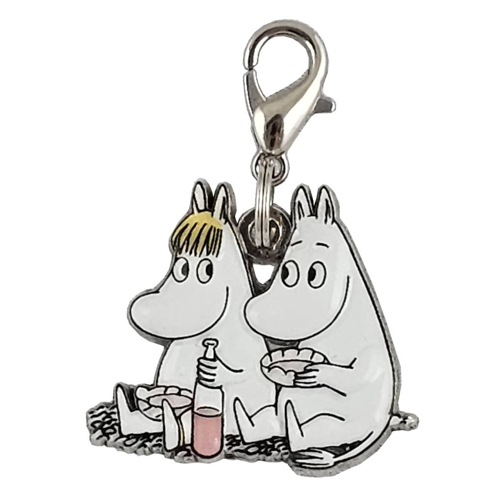 Moomintroll & Snorkmaiden Picnic Charm 3D - The Official Moomin Shop