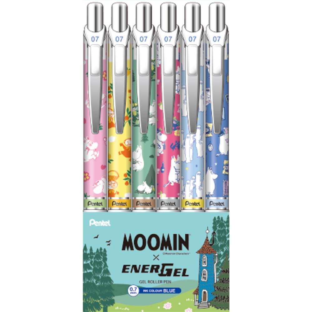 Moominhouse Gel Pen 0.5mm House Blue - The Official Moomin Shop