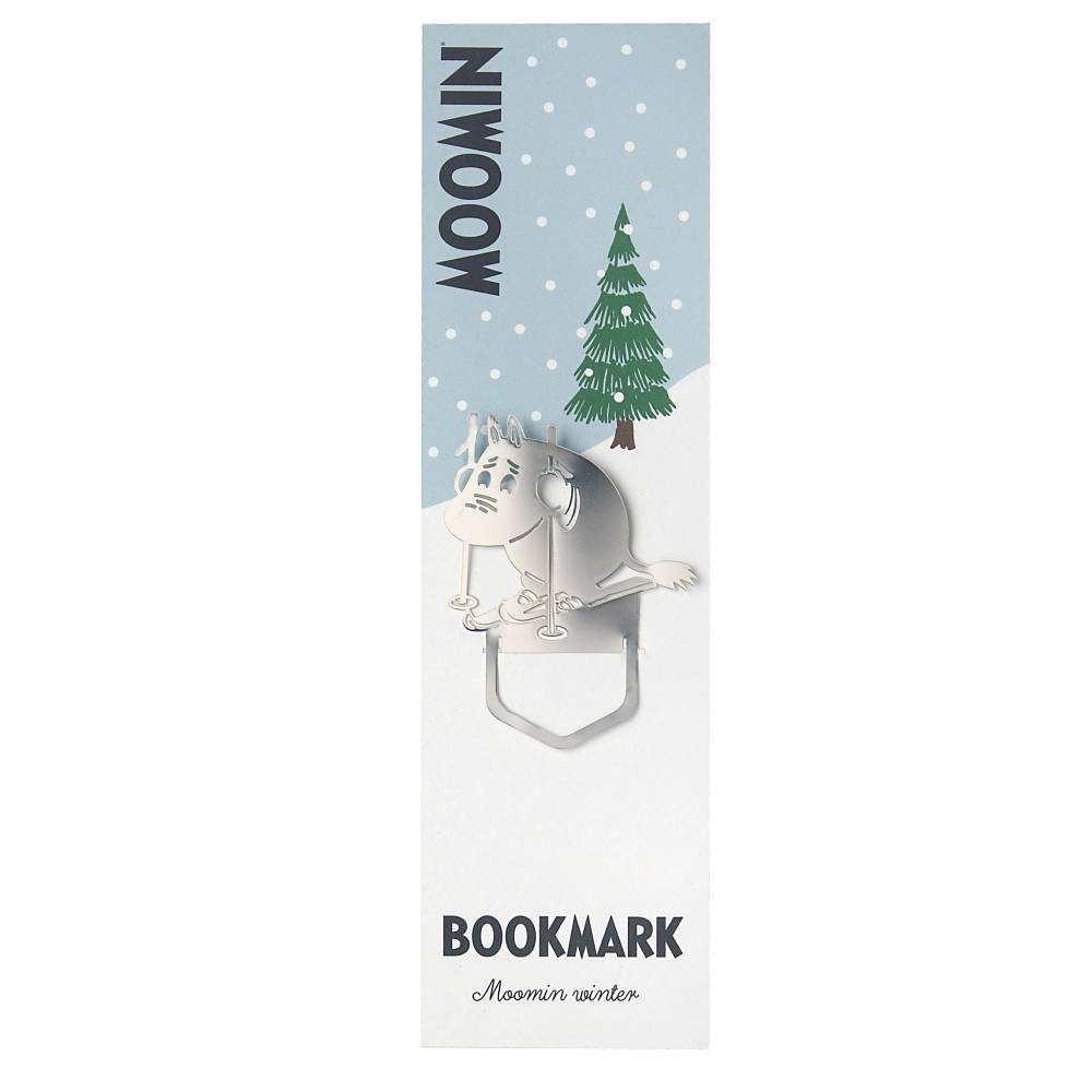 Moomintroll Winter Bookmark Clip Silver - The Official Moomin Shop