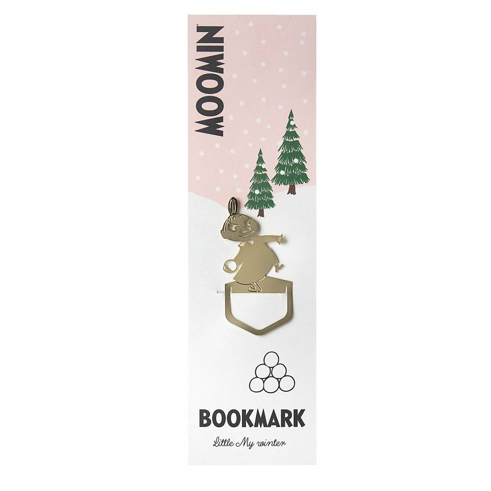 Little My Winter Bookmark Clip Gold - The Official Moomin Shop