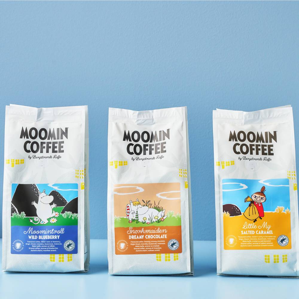 Moomintroll Coffee Wild Blueberry 250g - The Official Moomin Shop