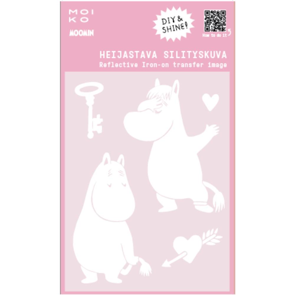 Moomin Love Reflective Textile Image - The Official Moomin Shop