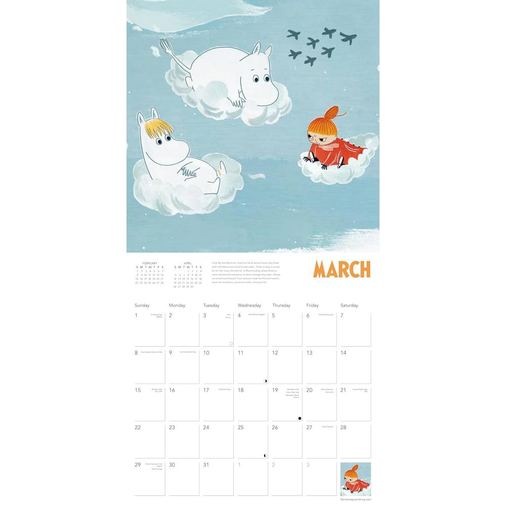 Moomin Autumn Wall Calendar 2026 - The Official Moomin Shop