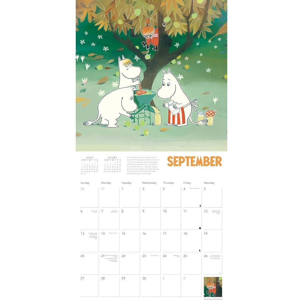 Moomin Autumn Wall Calendar 2026 - The Official Moomin Shop