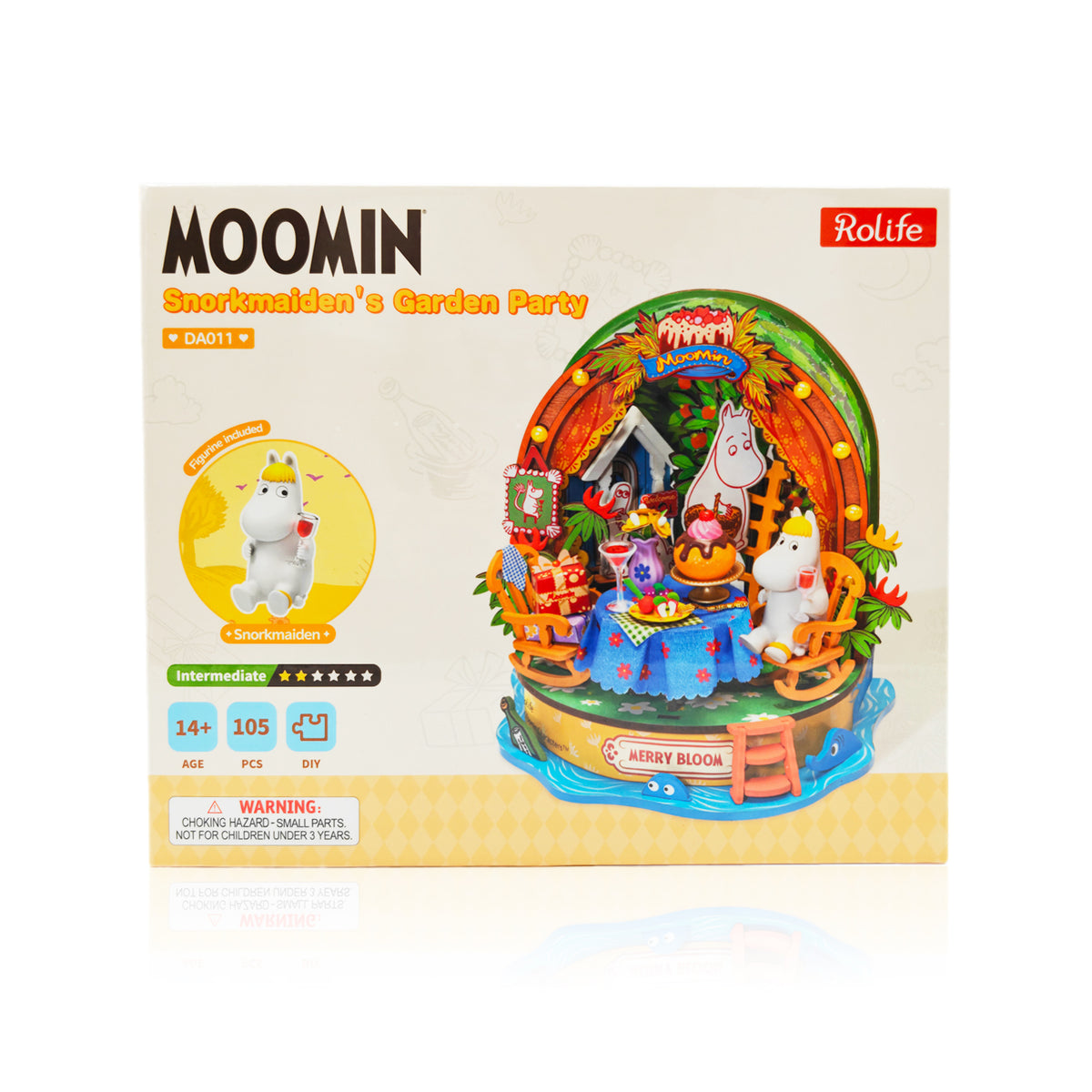 Snorkmaiden's Garden Party DIY 3D Dollhouse - The Official Moomin Shop