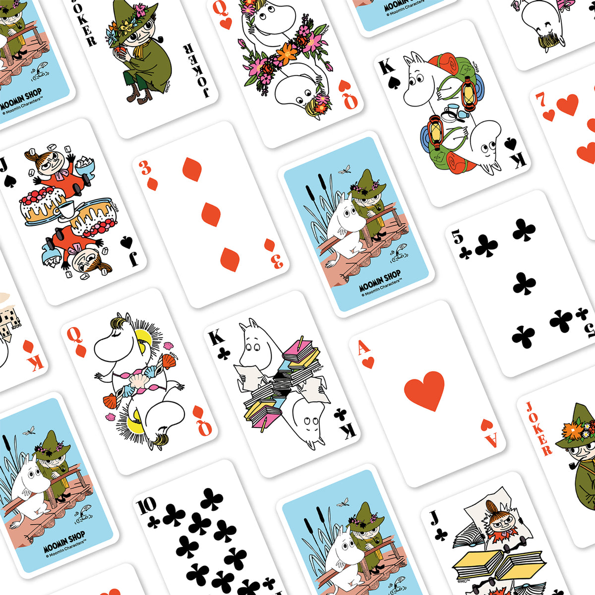 Moomintroll & Snufkin Playing Cards - The Official Moomin Shop