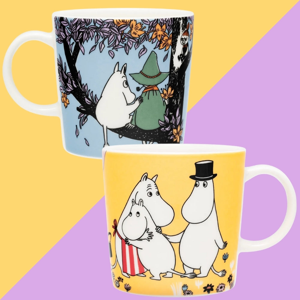 Moomin Friends Forever &amp; Family Time Mugs 0,3L - Moomin Arabia - The Official Moomin Shop