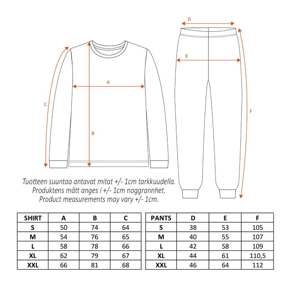 Moomin Winter Heart Men Pyjamas Grey - The Official Moomin Shop