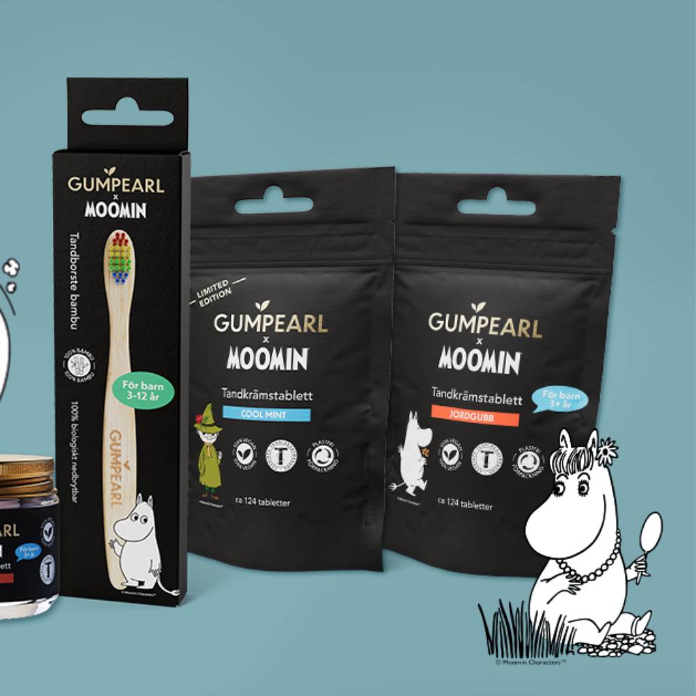 Snufkin Toothpaste Tablets Cool Mint 124pcs Refill - The Official Moomin Shop