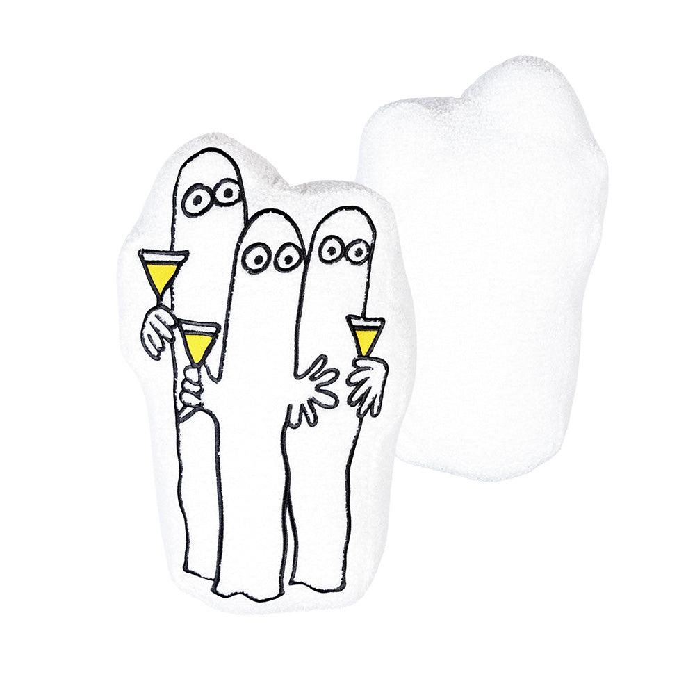 Hattifatteners Cushion White - The Official Moomin Shop