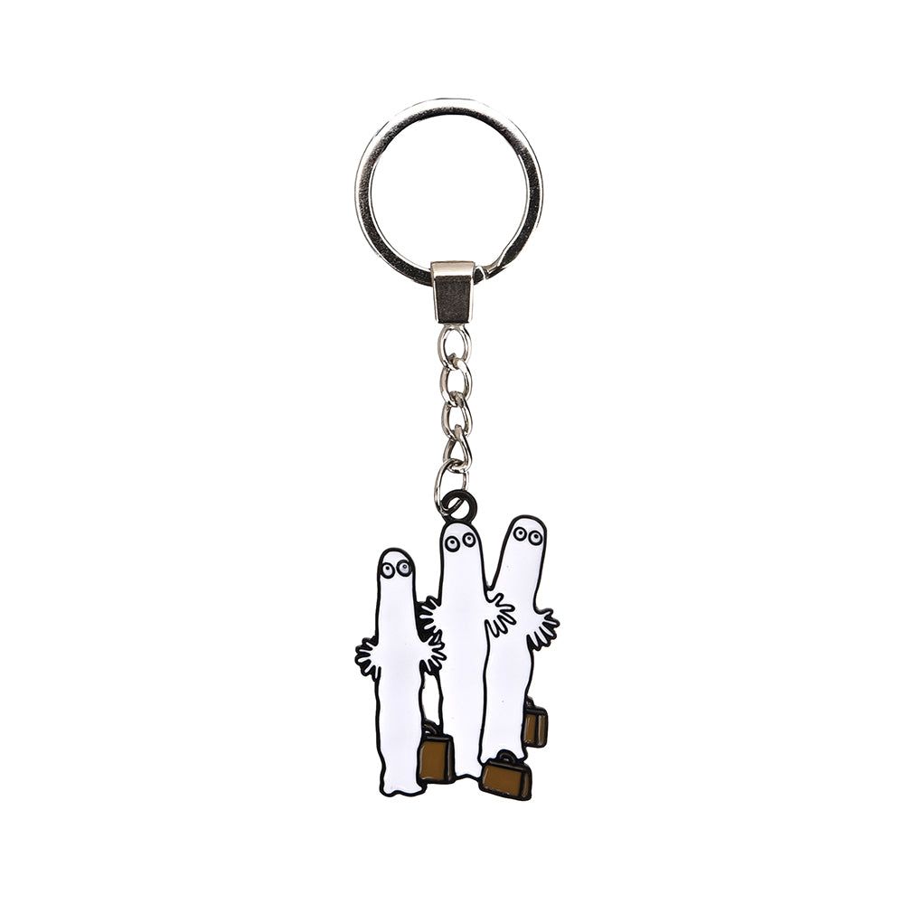 Hattifatteners Metal Key Ring - The Official Moomin Shop