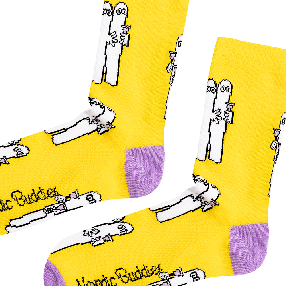 Hattifatteners Classick Socks 36-42 Yellow - The Official Moomin Shop