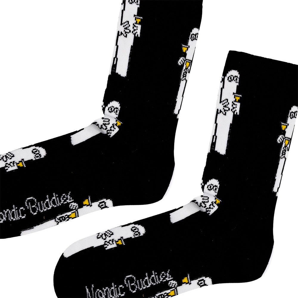 Hattifatteners Classick Socks 36-42 Black - The Official Moomin Shop