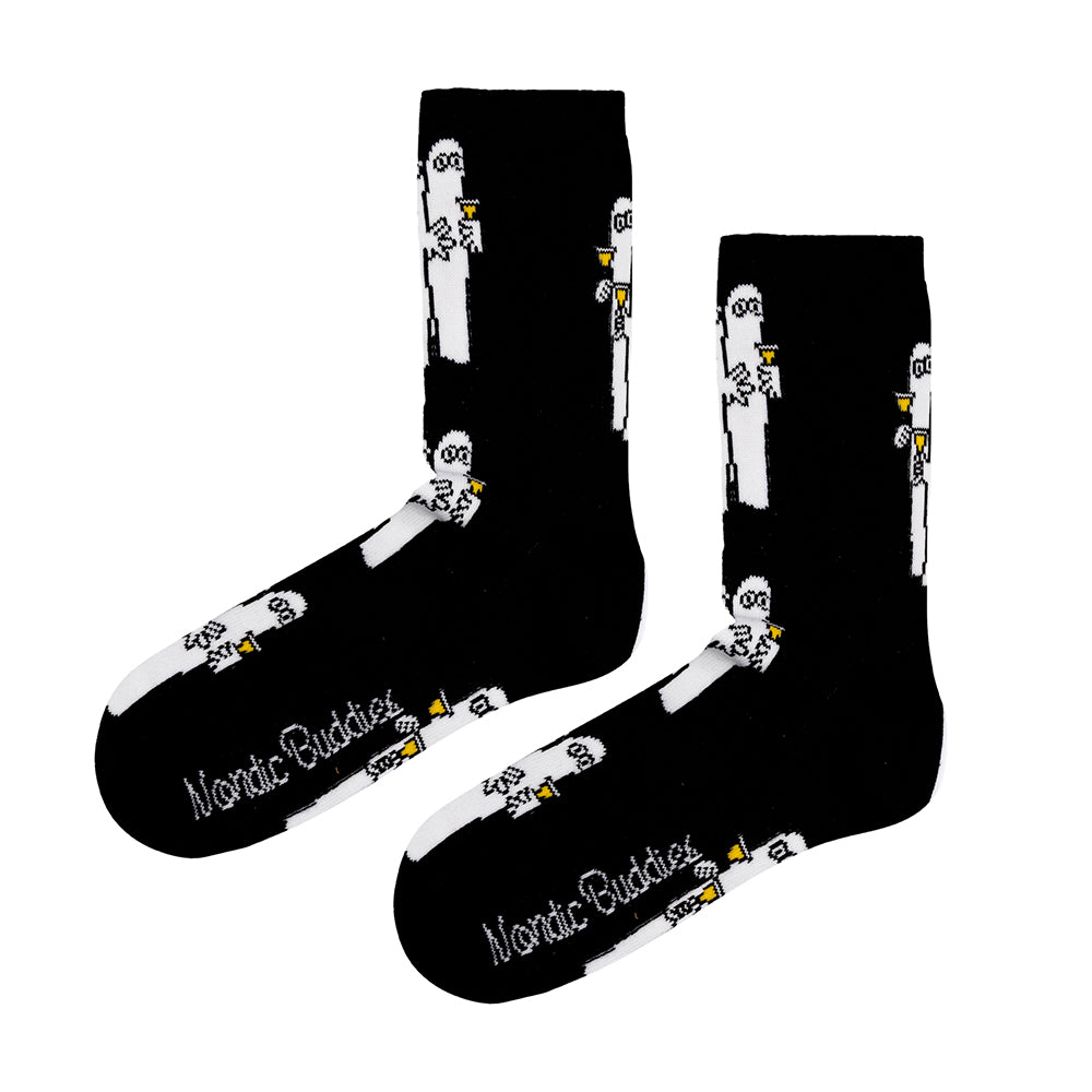 Hattifatteners Classic Socks 36-42 Black - The Official Moomin Shop