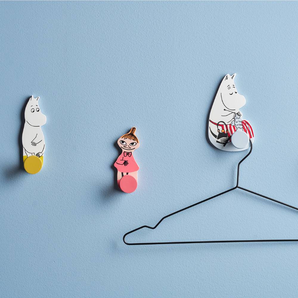 Moomintroll &amp; Little My Hooks 2-set - Kid&#39;s Concept - The Official Moomin Shop
