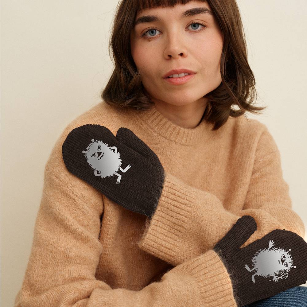Stinky Charming Mittens Mocha