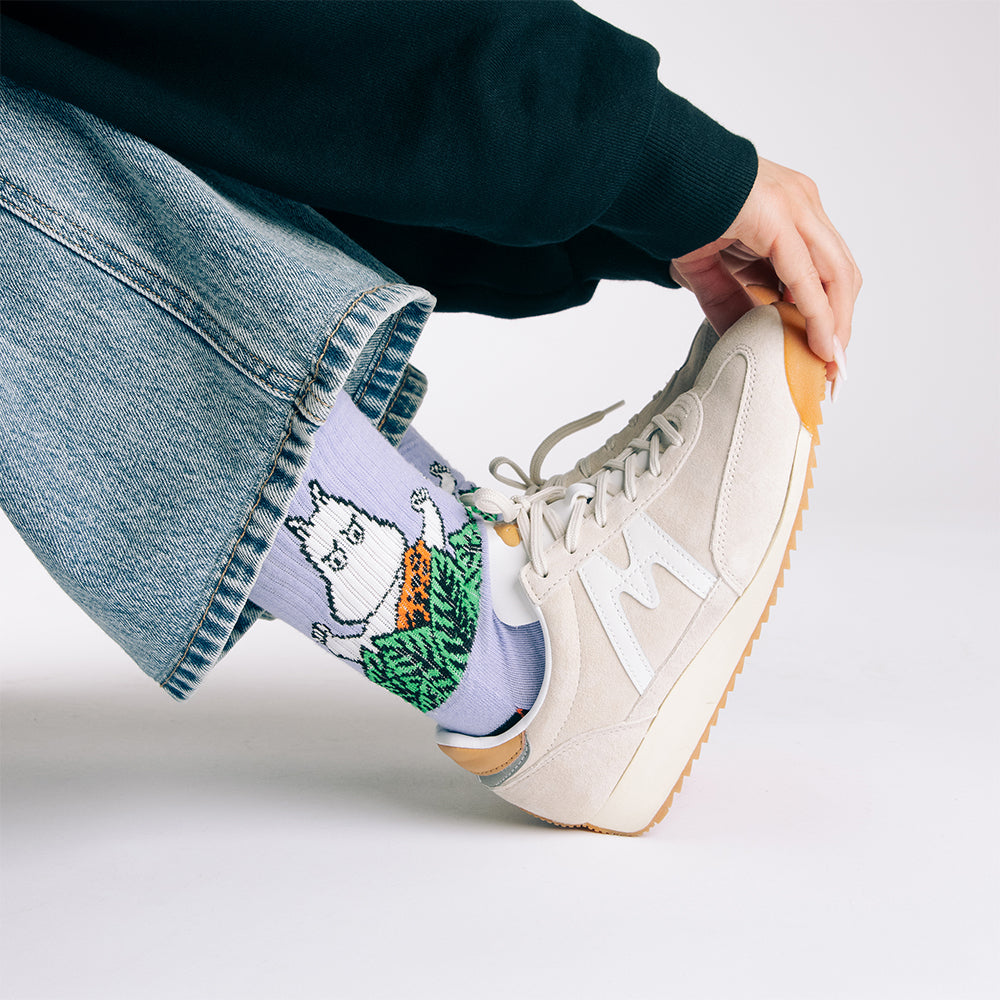 Moomin 80 Retro Socks 36-42 Violet - Nordicbuddies - The Official Moomin Shop