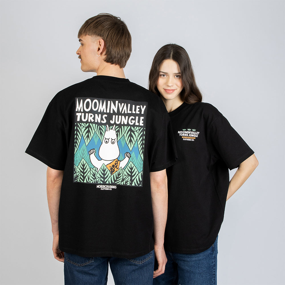 Moomin 80 Collection T-shirt Unisex Black - Nordicbuddies