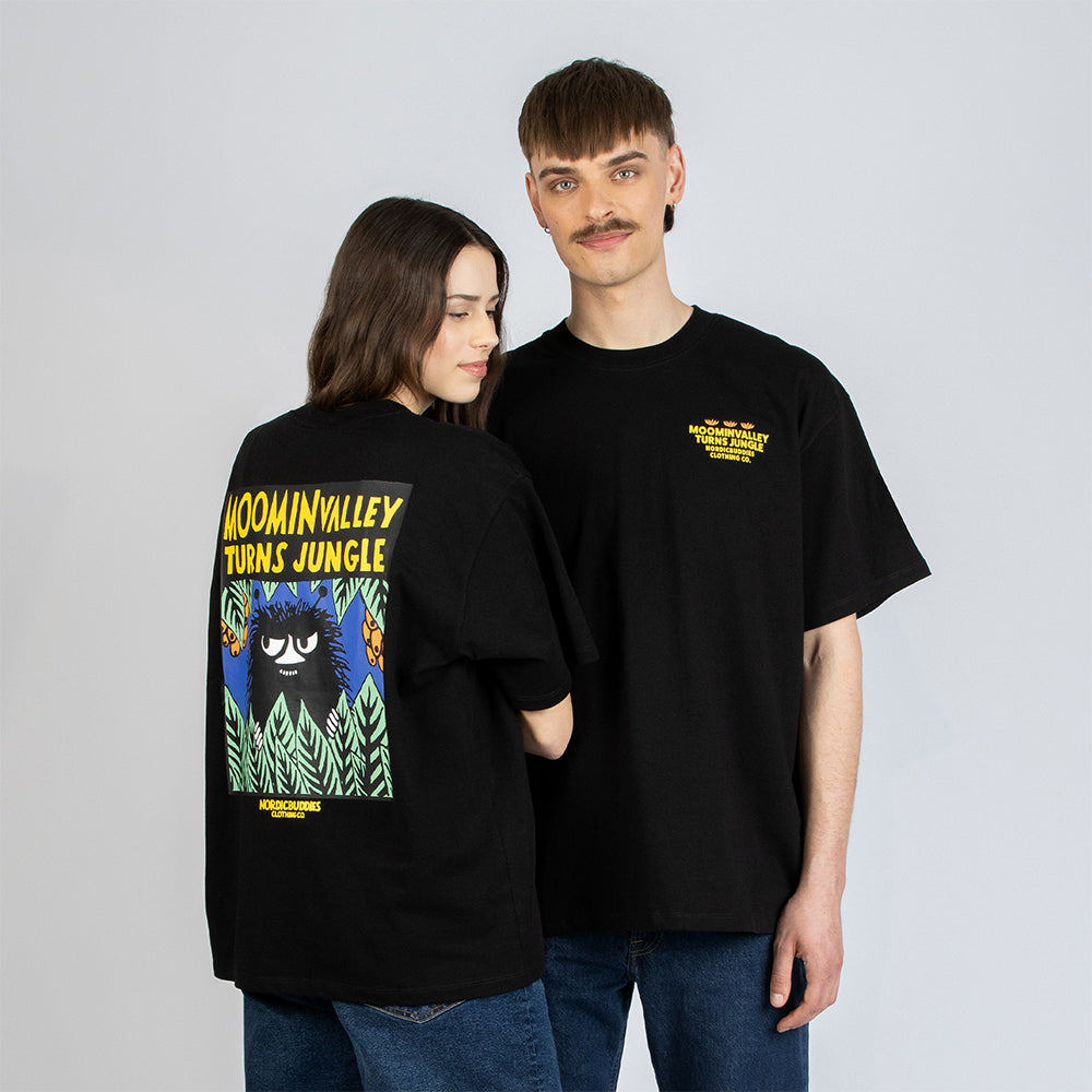 Moomin 80 Collection T-shirt Unisex Black - Nordicbuddies