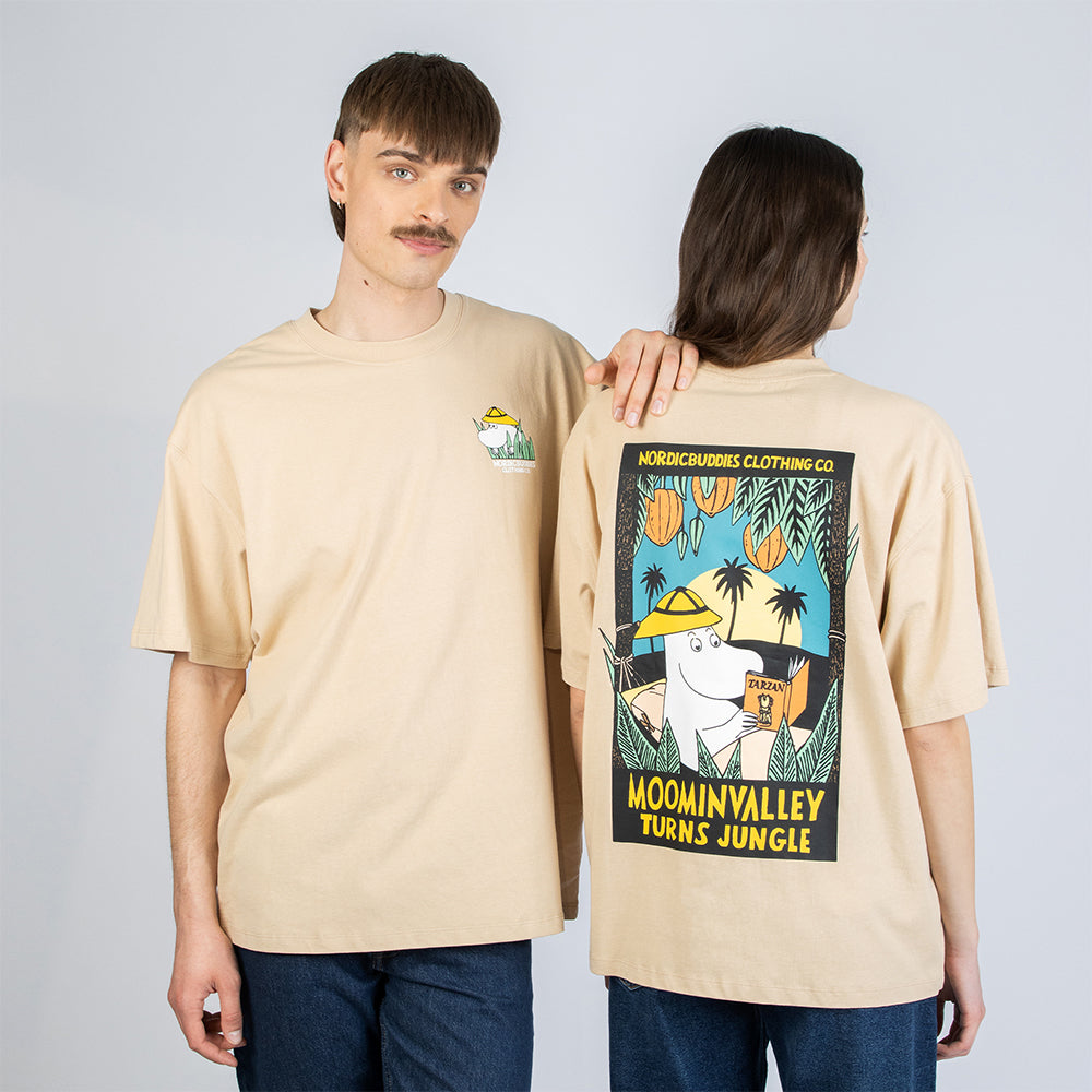 Moomin 80 Collection T-shirt Unisex Brown - Nordicbuddies