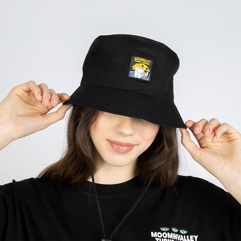 Moomin 80 Adult Bucket Hat Black - The Official Moomin Shop