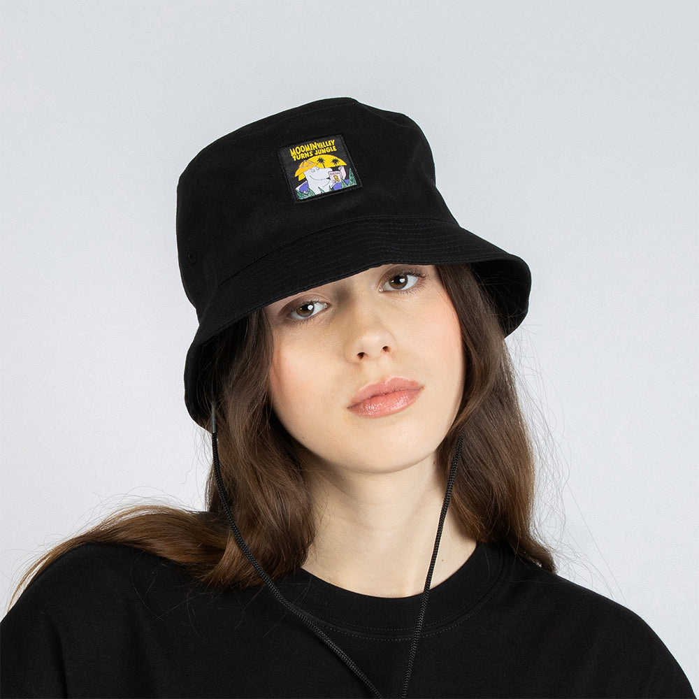 Moomin 80 Adult Bucket Hat Black - The Official Moomin Shop