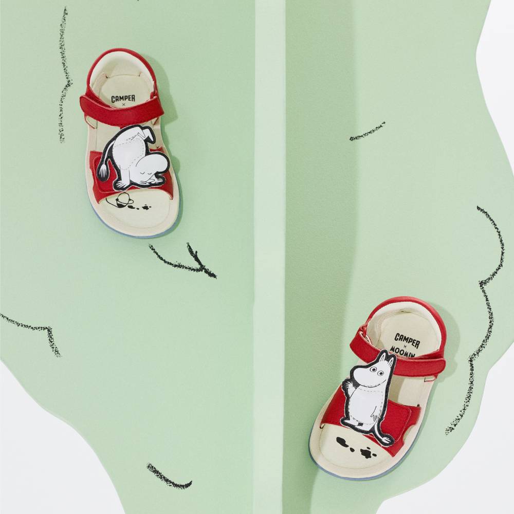 Moomintroll Sandals Red - The Official Moomin Shop