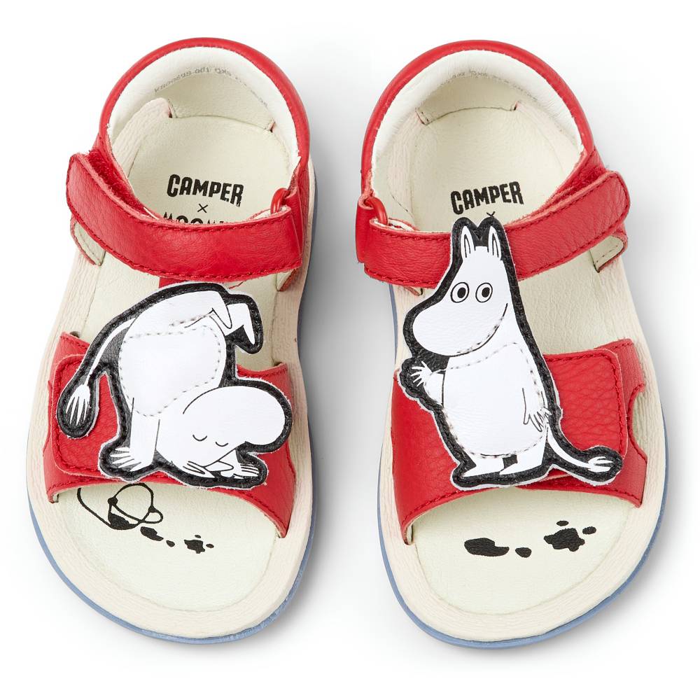 Moomintroll Sandals Red - The Official Moomin Shop