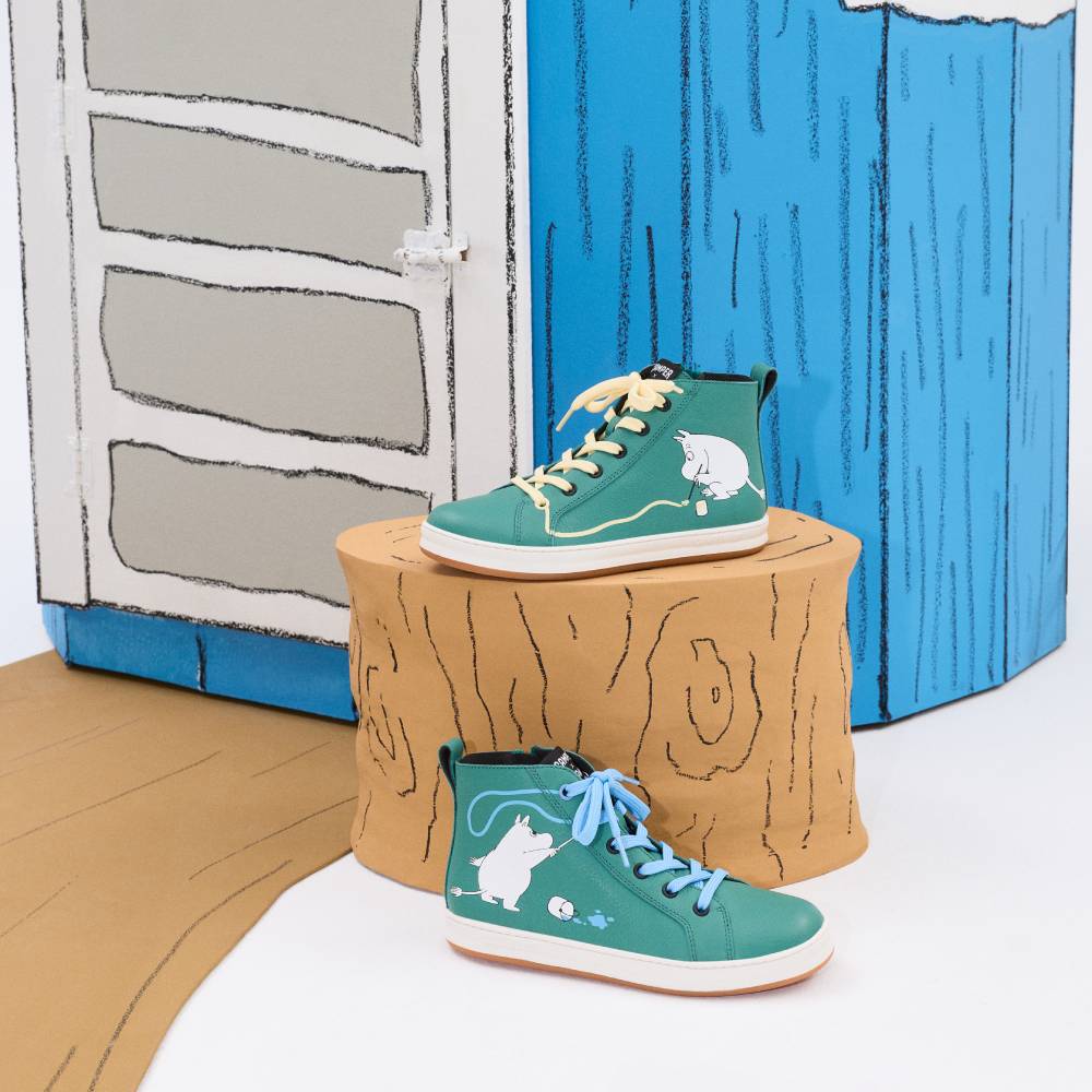 Moomintroll Sneakers Green - The Official Moomin Shop