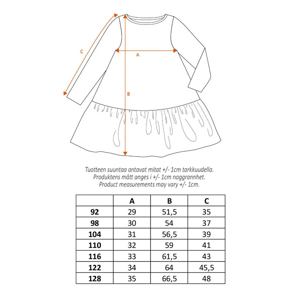 Moomin Flooding Dress Pink - The Official Moomin Shop