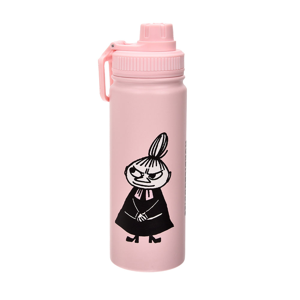 Little My's Flower Thermal Everyday Bottle 550ml Lightpink - The Official Moomin Shop