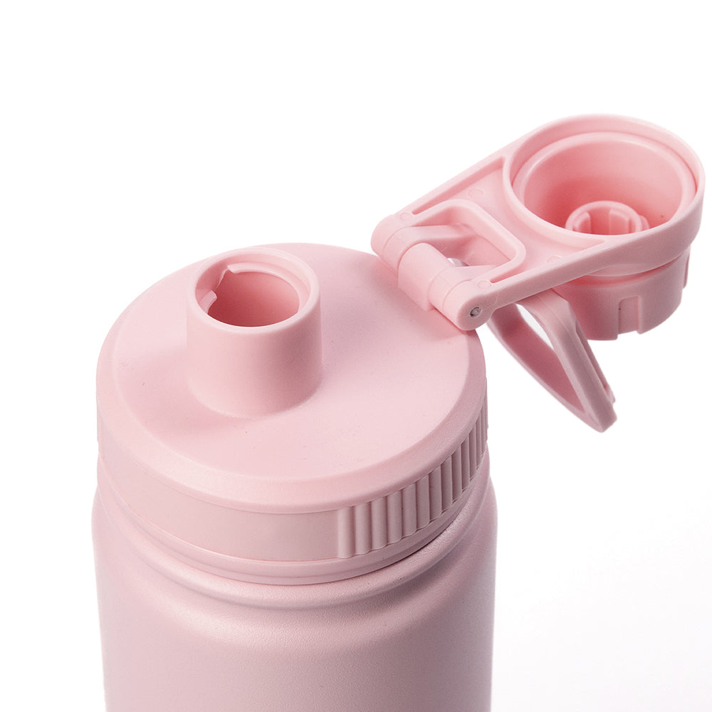 Little My's Flower Thermal Everyday Bottle 550ml Lightpink - The Official Moomin Shop