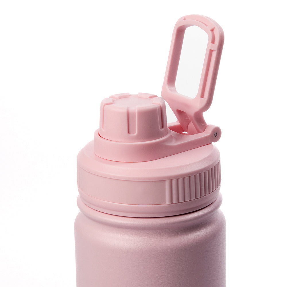 Little My's Flower Thermal Everyday Bottle 550ml Lightpink - The Official Moomin Shop
