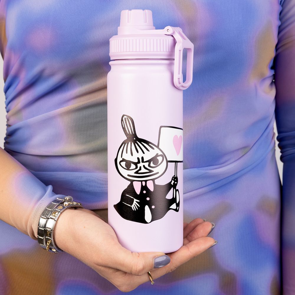 Moomins Love Thermal Everyday Bottle 550ml Violet - The Official Moomin Shop