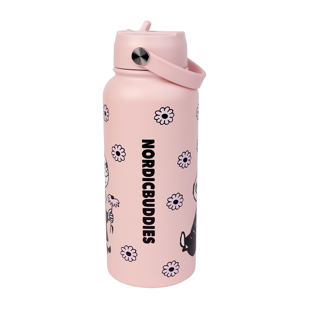 Little My Thermal Bottle Pink 1L - The Official Moomin Shop