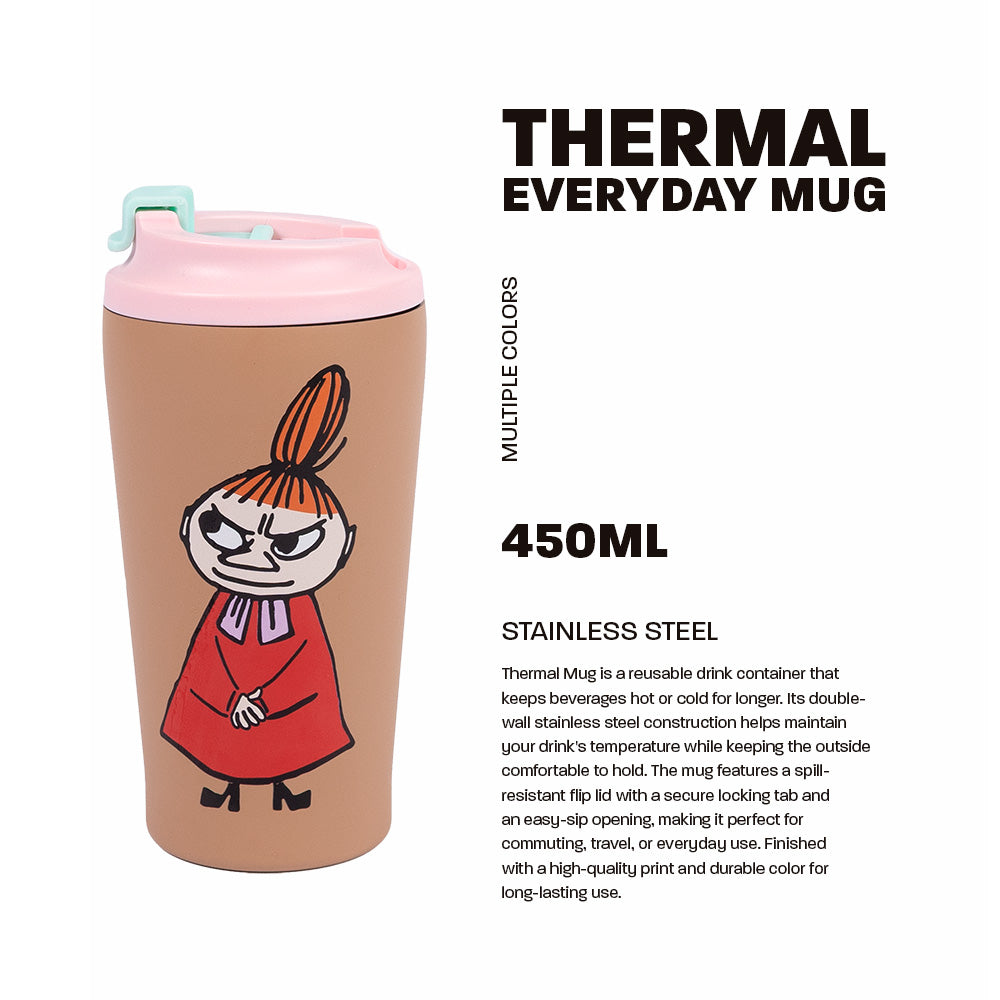 Little My Thermal Mug 550ml Brown - The Official Moomin Shop