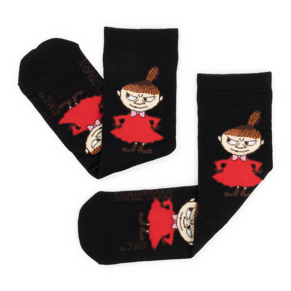 Moomin Little My Socks Black 36-42 - Nordicbuddies - The Official Moomin Shop