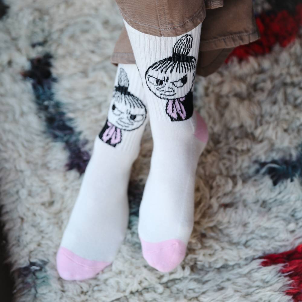 Little My Active Socks 36-42 White - The Official Moomin Shop