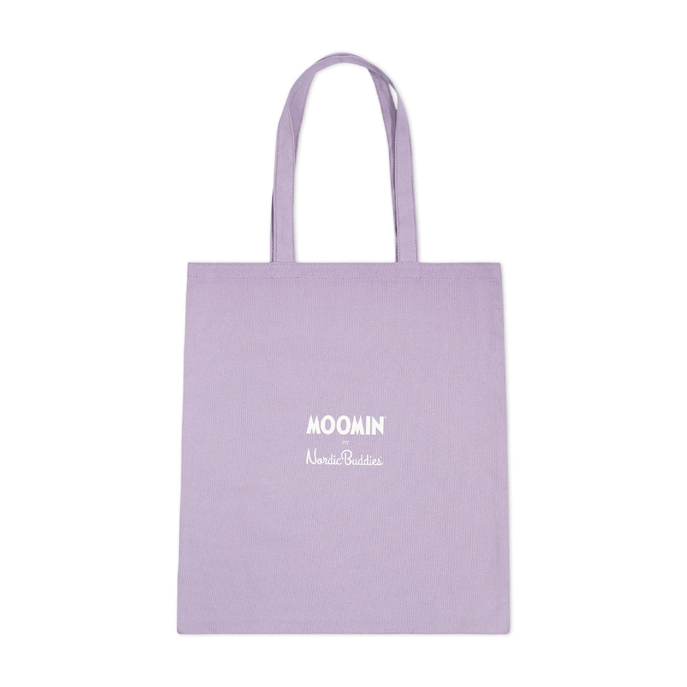 Little My Excellent Ideas Organic Tote Bag Lilac - The Official Moomin Shop