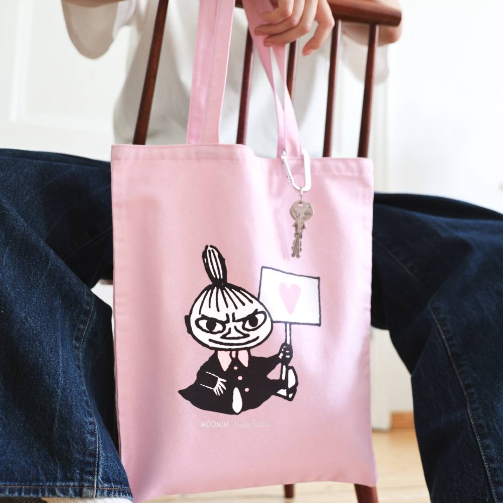 Moomins Love Tote Bag Pink - The Official Moomin Shop