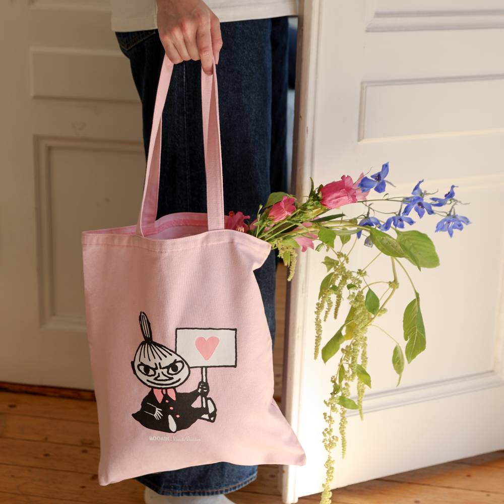 Moomins Love Tote Bag Pink - The Official Moomin Shop