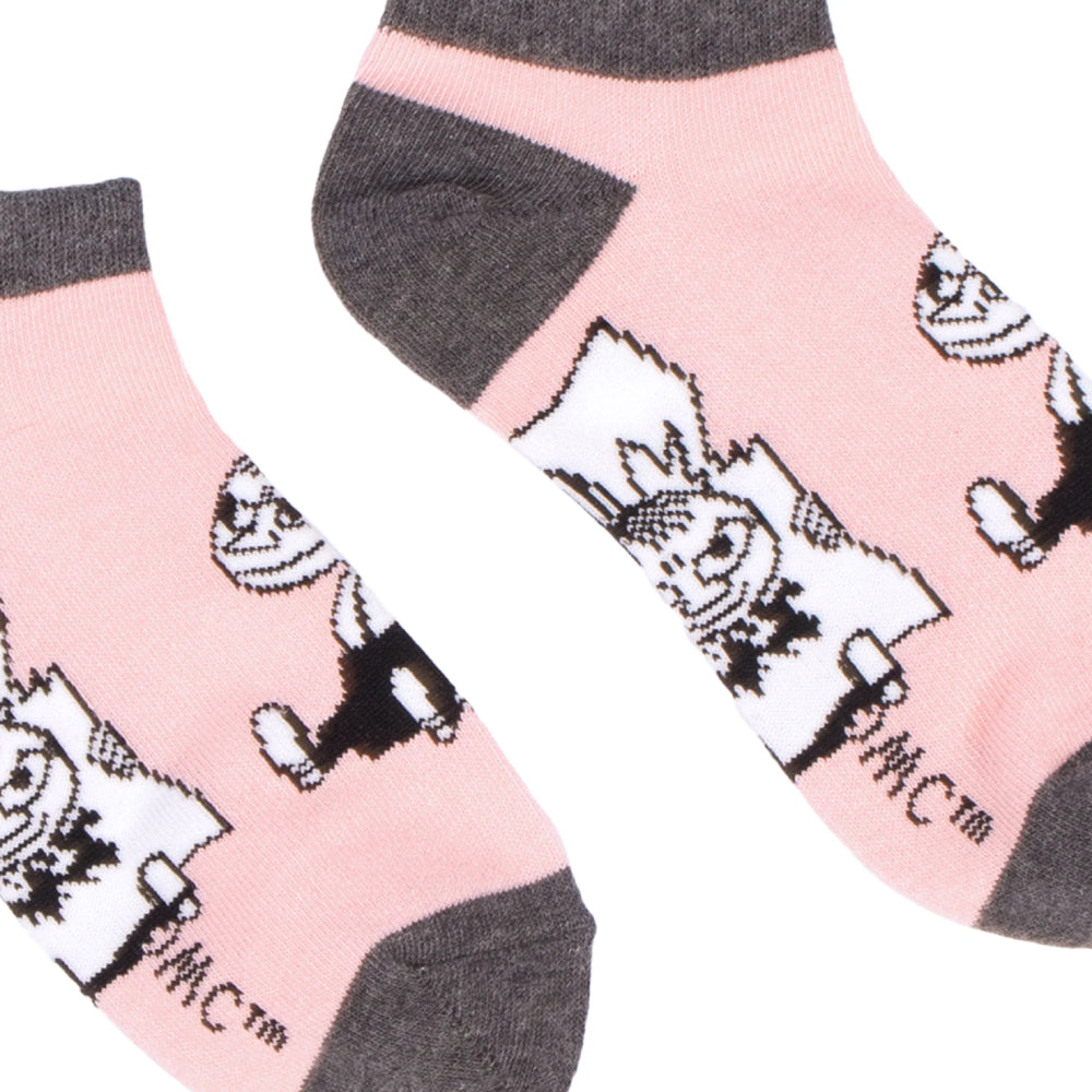 Little My Ankle Socks Pink 36-42 - Nordicbuddies - The Official Moomin Shop