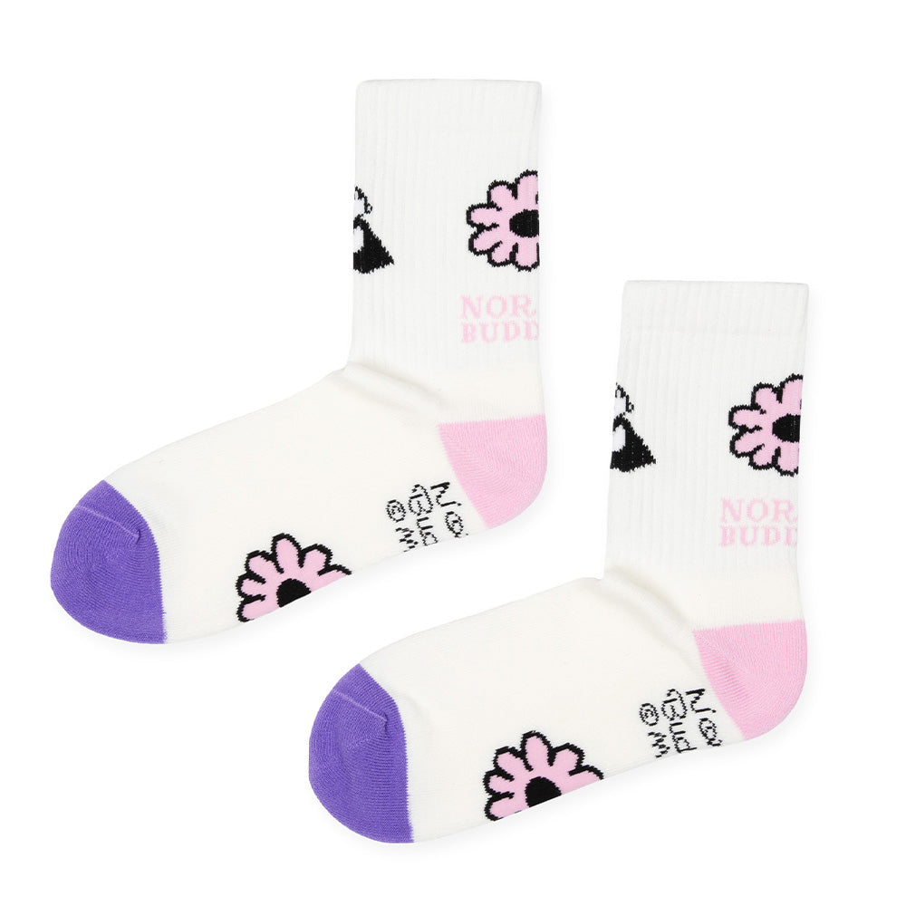 Little My Ladies Retro Socks White - Nordicbuddies - The Official Moomin Shop