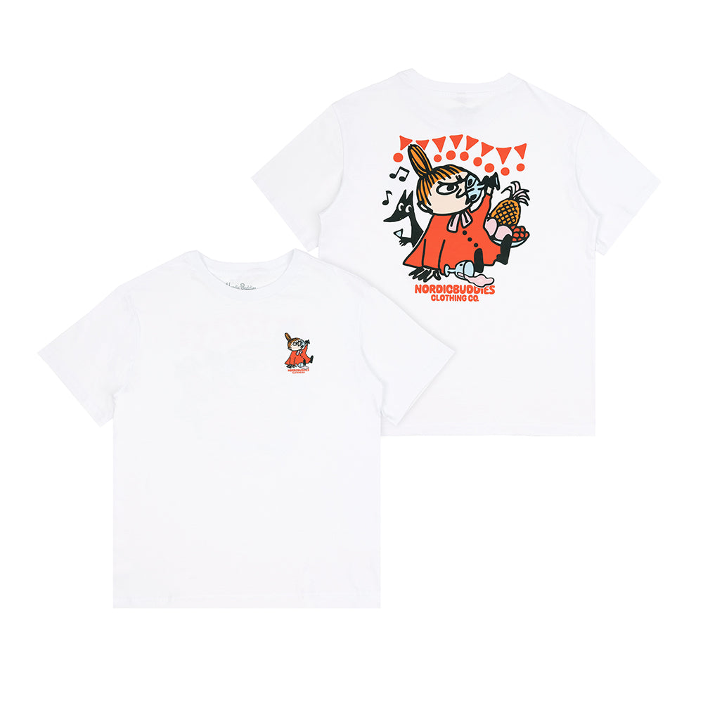 Little My's Party T-shirt White - The Official Moomin Shop