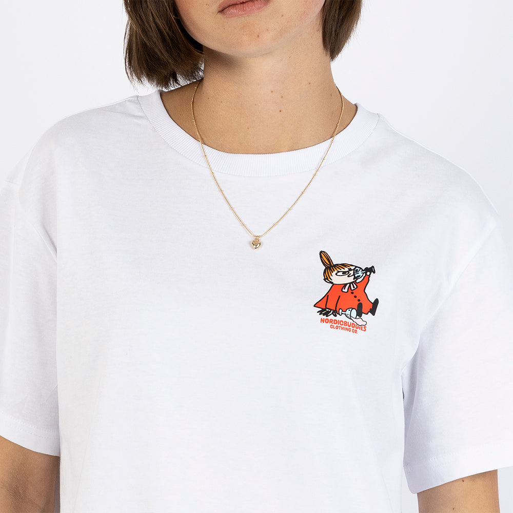 Little My&#39;s Party T-shirt White - The Official Moomin Shop