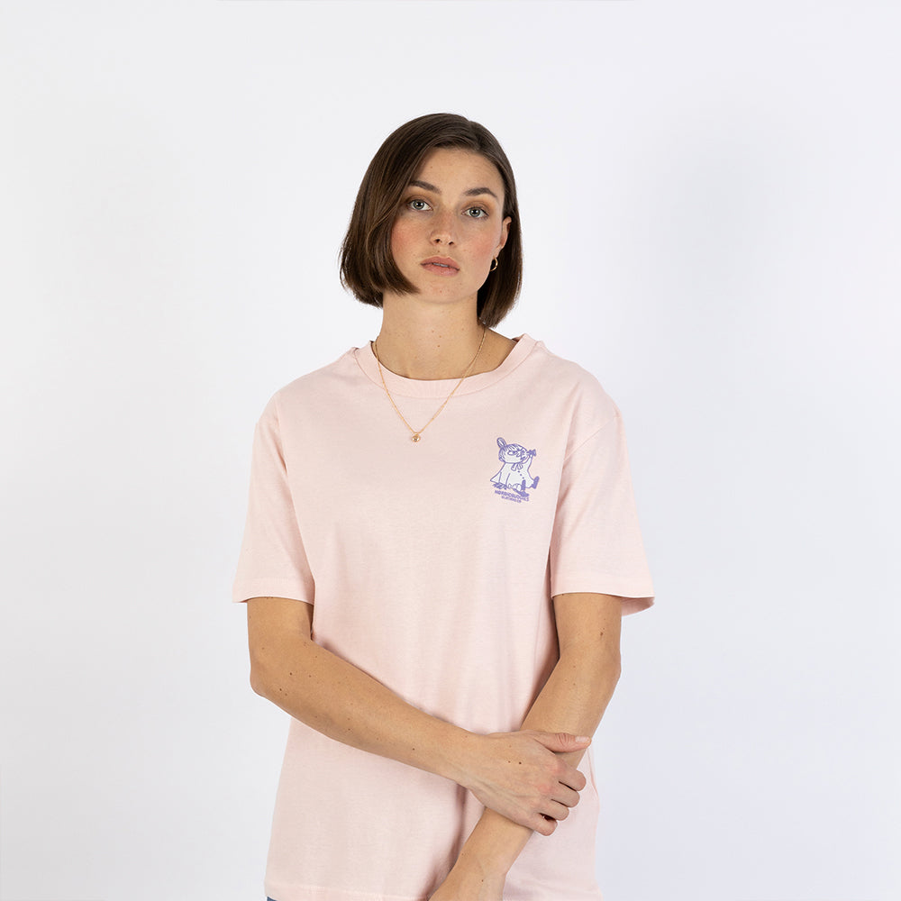 Little My&#39;s Party T-shirt Pink - The Official Moomin Shop