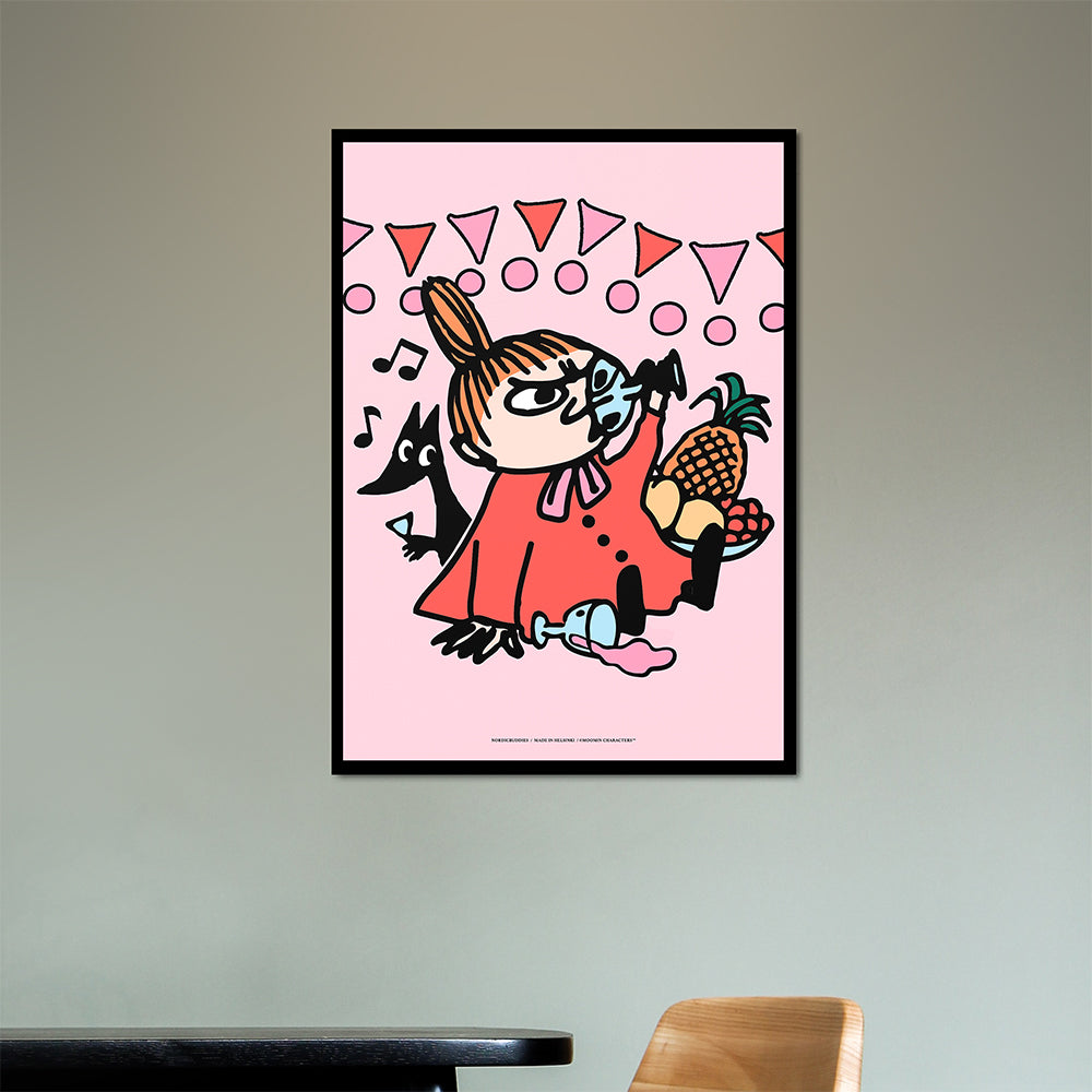 Little My Poster Pink - The Official Moomin Shop