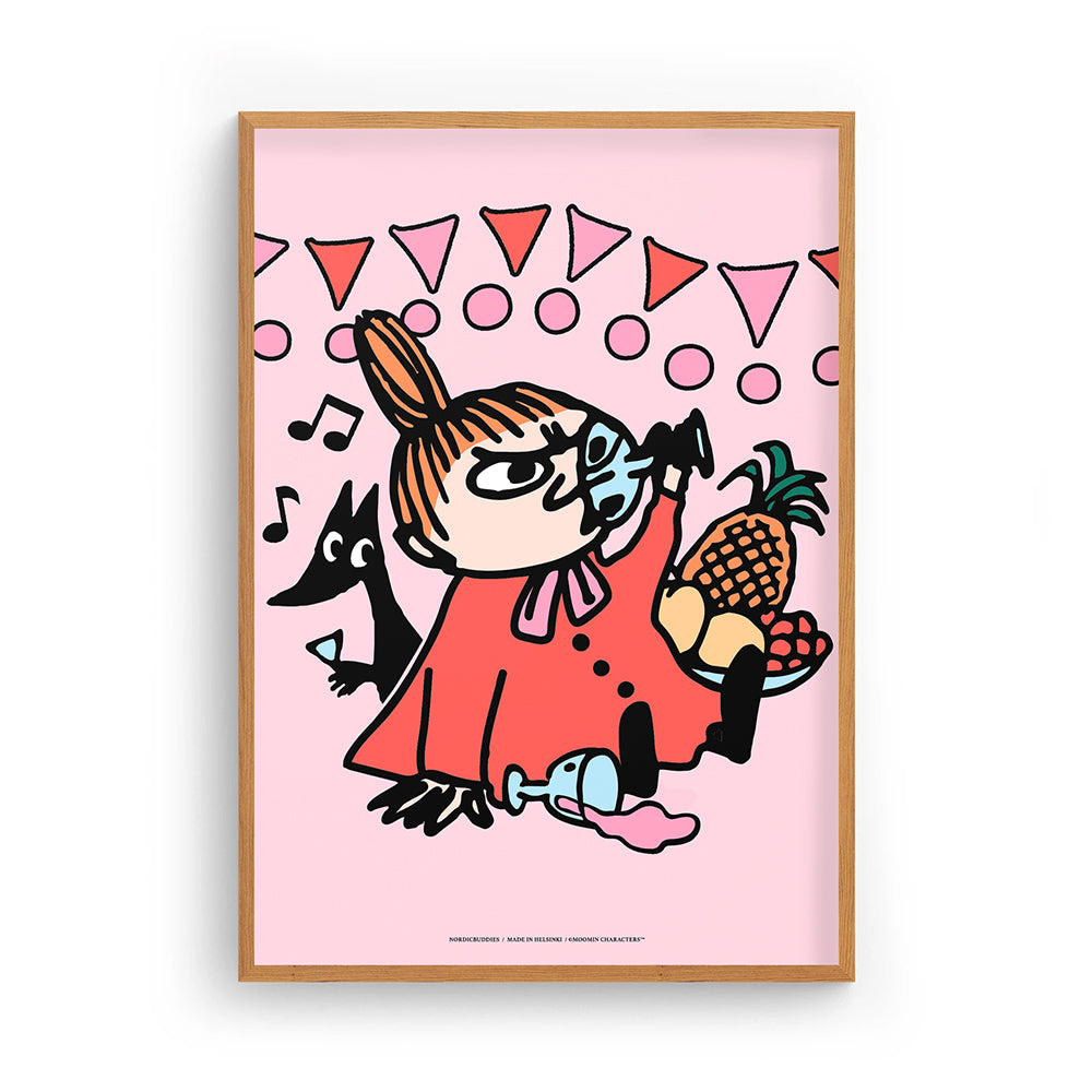Little My Poster Pink - The Official Moomin Shop