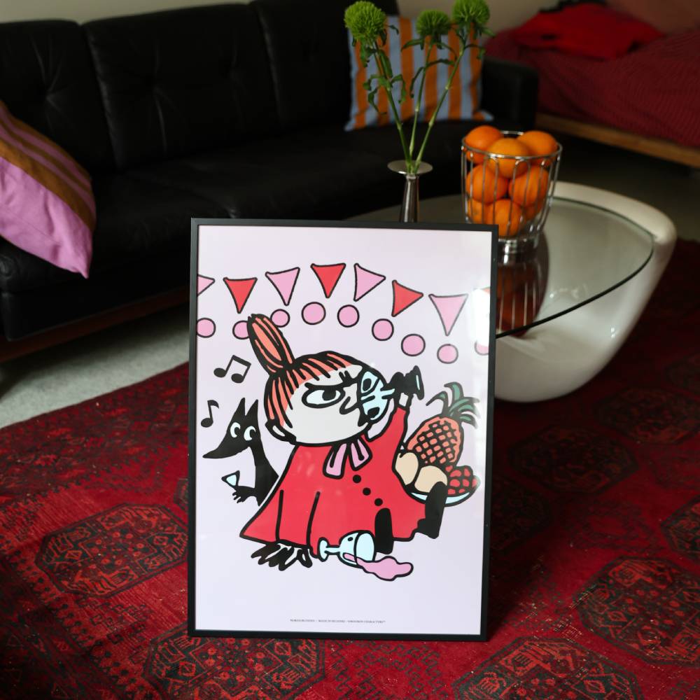 Little My Poster Pink - The Official Moomin Shop