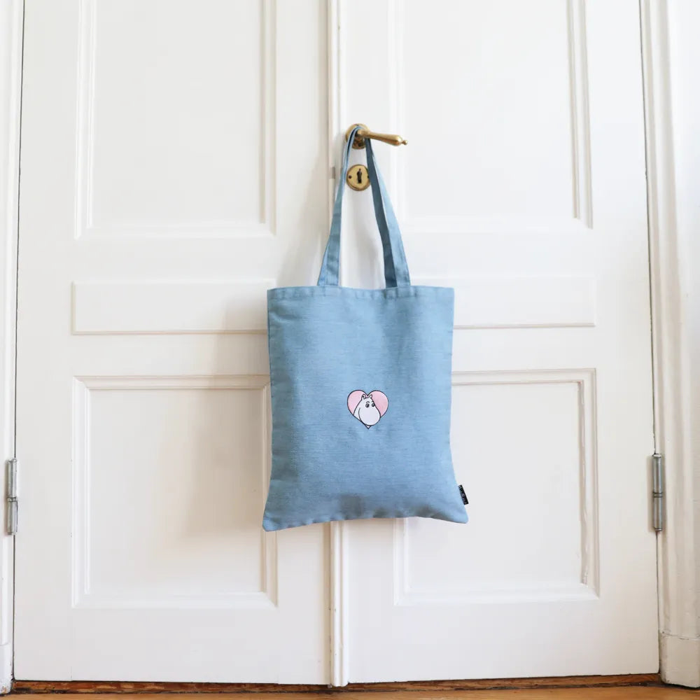 Moomins Love Tote Bag Blue